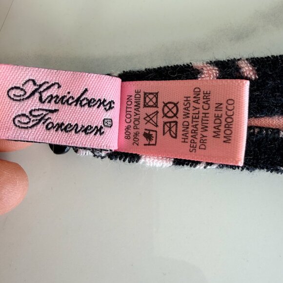 Agent Provocateur Tabby Bikini Bra Terry Pink Black Leopard Size 4 - Picture 6 of 6